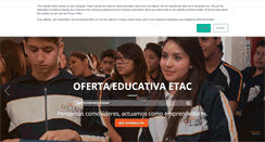 Desktop Screenshot of etac.edu.mx