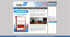Desktop Screenshot of etac.com.br